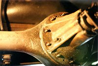 securing nuts removed