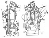 transverse engine section